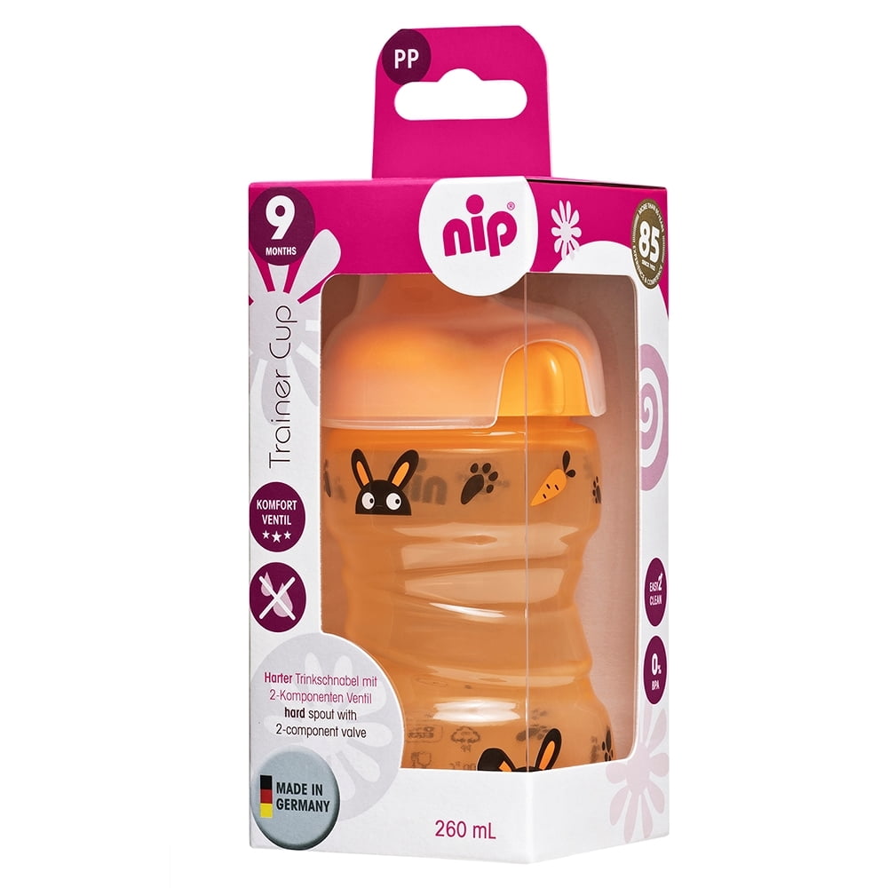 NIP Trainer cup шише за бебе 260ml