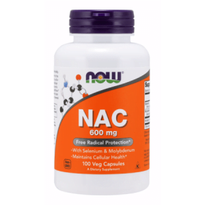 NOW NAC acetyl cysteine 600mg