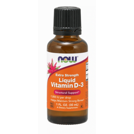 NOW Extra Strength Liquid Vitamin D-3 1000IU