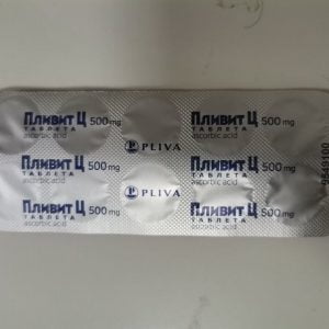 PLIVIT C 500mg, 10 tableti