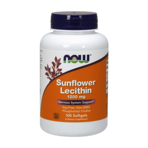 NOW Sunflower Lecithin, 100 капсули