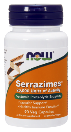 NOW Serrazimes, 90 капсули