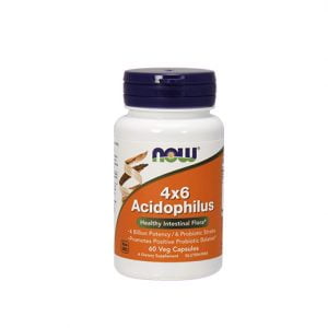 NOW Acidophilus 4×6, 60 капсули