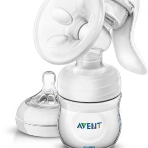 Avent Натурал рачна пумпа за измолзување со шише
