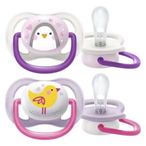 Avent Цуцла лажливка (со животни) 0-6 месеци, 0% BPA, 2/1
