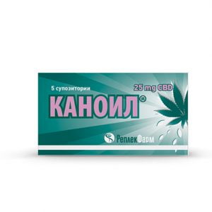KANOIL 25mg, 5 супозитории