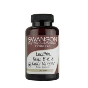 Lechitin, Kelp, B-6, Vinegar, 240 таблети