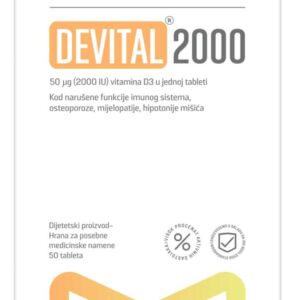 Devital 2000iu 50 tableti