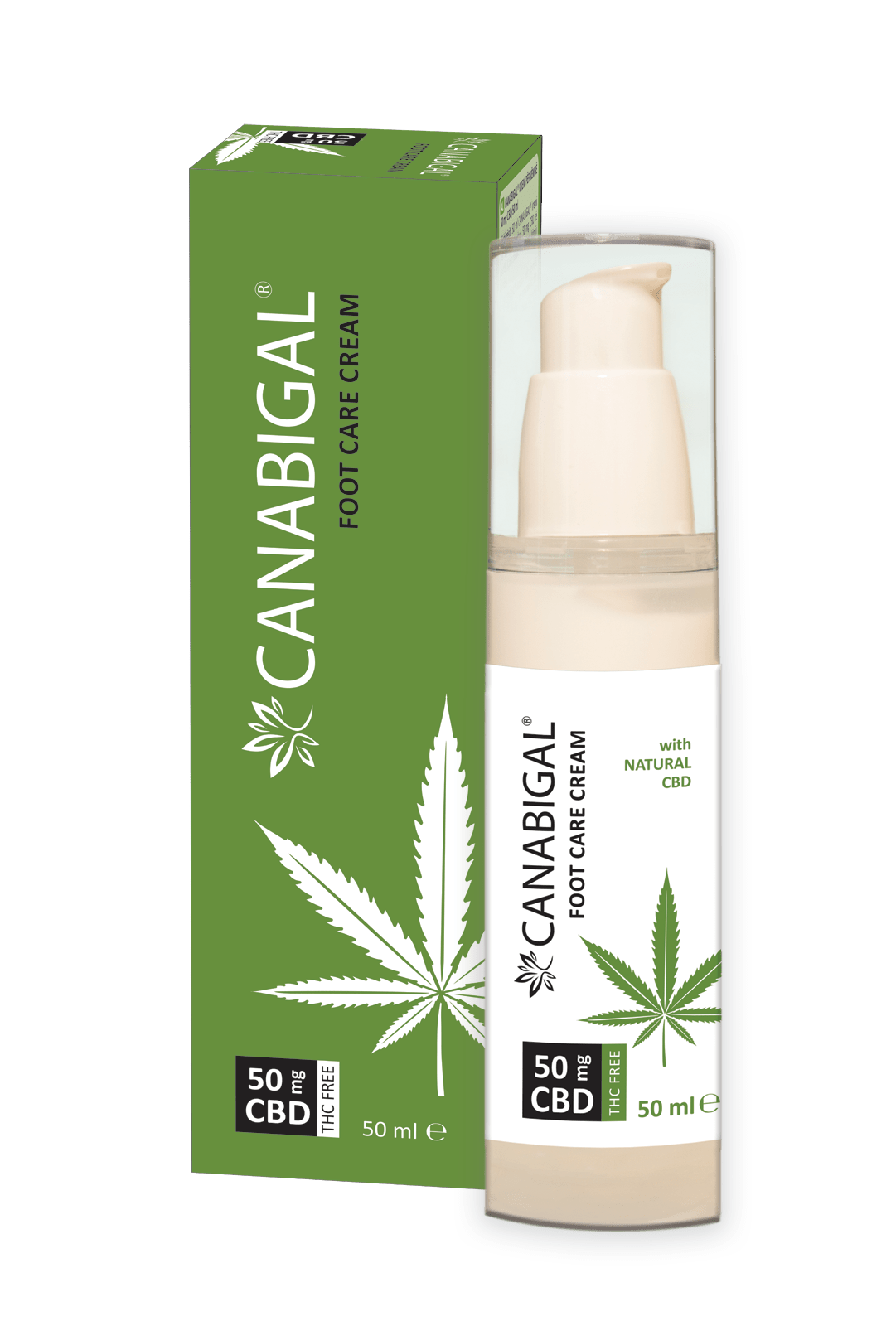 CANABIGAL Крема за стапала 50mg CBD