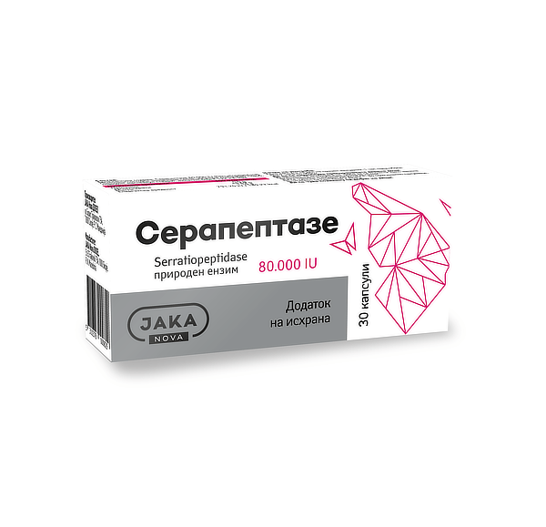 JAKA NOVA SERRAPEPTASE 80.000 IU