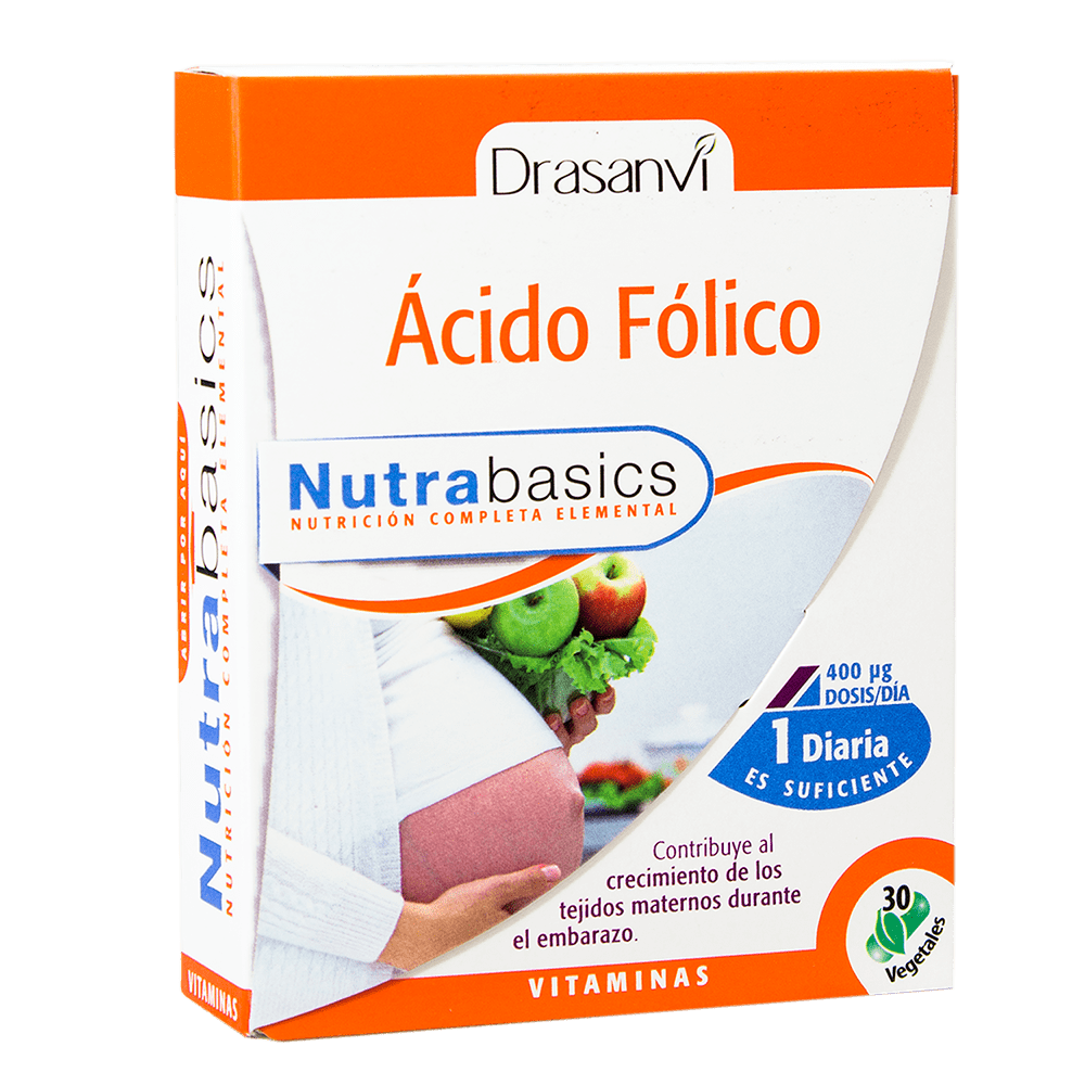 ACIDO FOLICO Nutrabasics капсули 30x400mcg