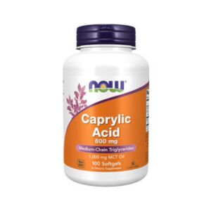 Now Caprylic Acid 600mg