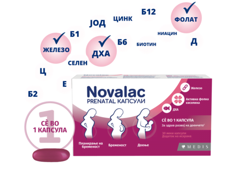 NOVALAC PRENATAL, 30 капсули