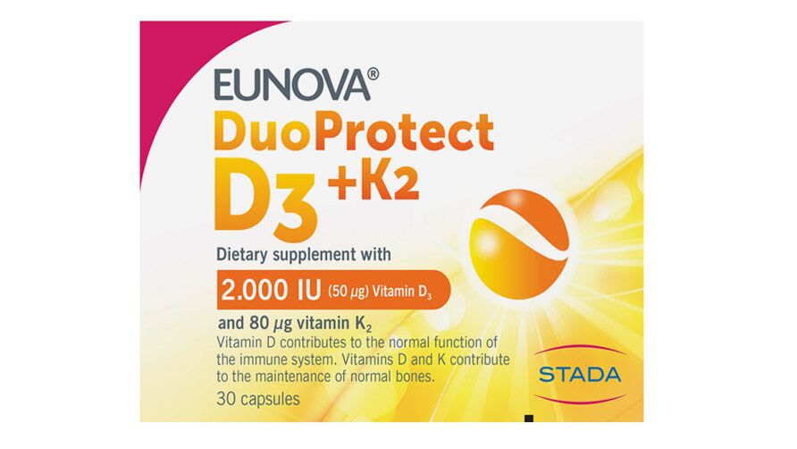 EUNOVA Duo Protect D3 + K2
